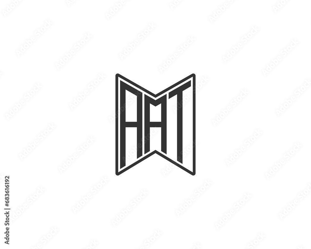 AAT logo design vector template AAT logo design vector template