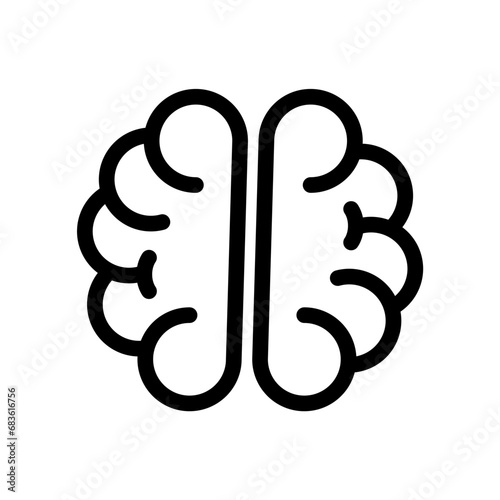 Think Ahead: Brain Icon for Your Creative Mind