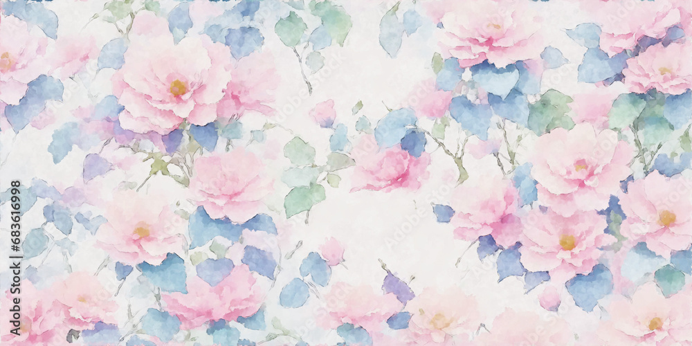 Abstract elegant painting floral illustration Abstract elegant painting floral illustration