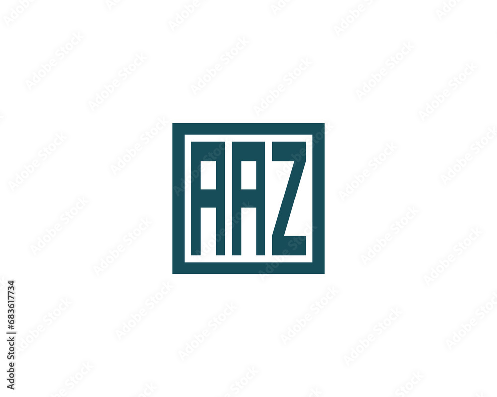 AAZ logo design vector template AAZ logo design vector template