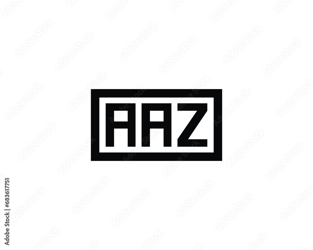 AAZ logo design vector template AAZ logo design vector template