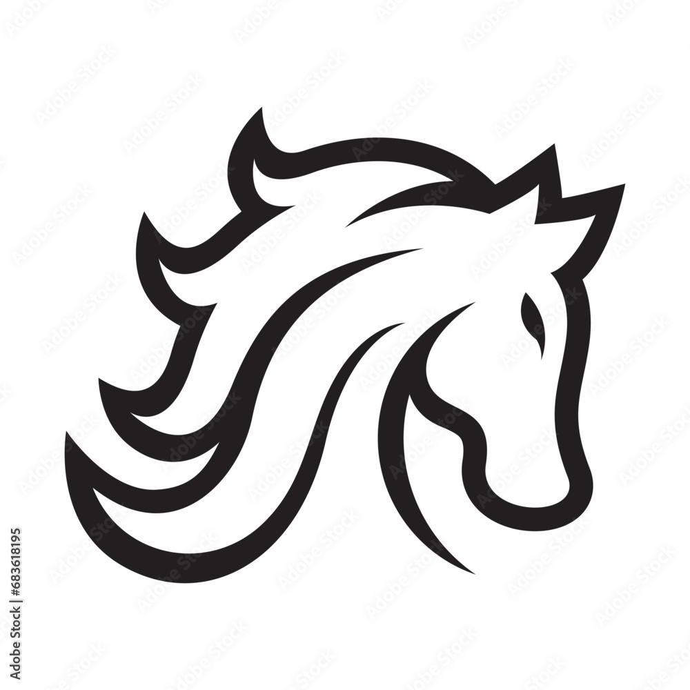 Horse logo images illustration Horse logo images illustration