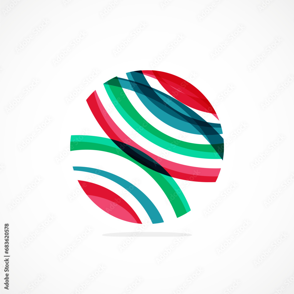 Abstract circle logo, dynamic aesthetic. Simplicity suggests connectivity, fluidity, and energy, making it a versatile choice for brands seeking a modern, visually engaging identity Abstract circle logo, dynamic aesthetic. Simplicity suggests connectivity, fluidity, and energy, making it a versatile choice for brands seeking a modern, visually engaging identity