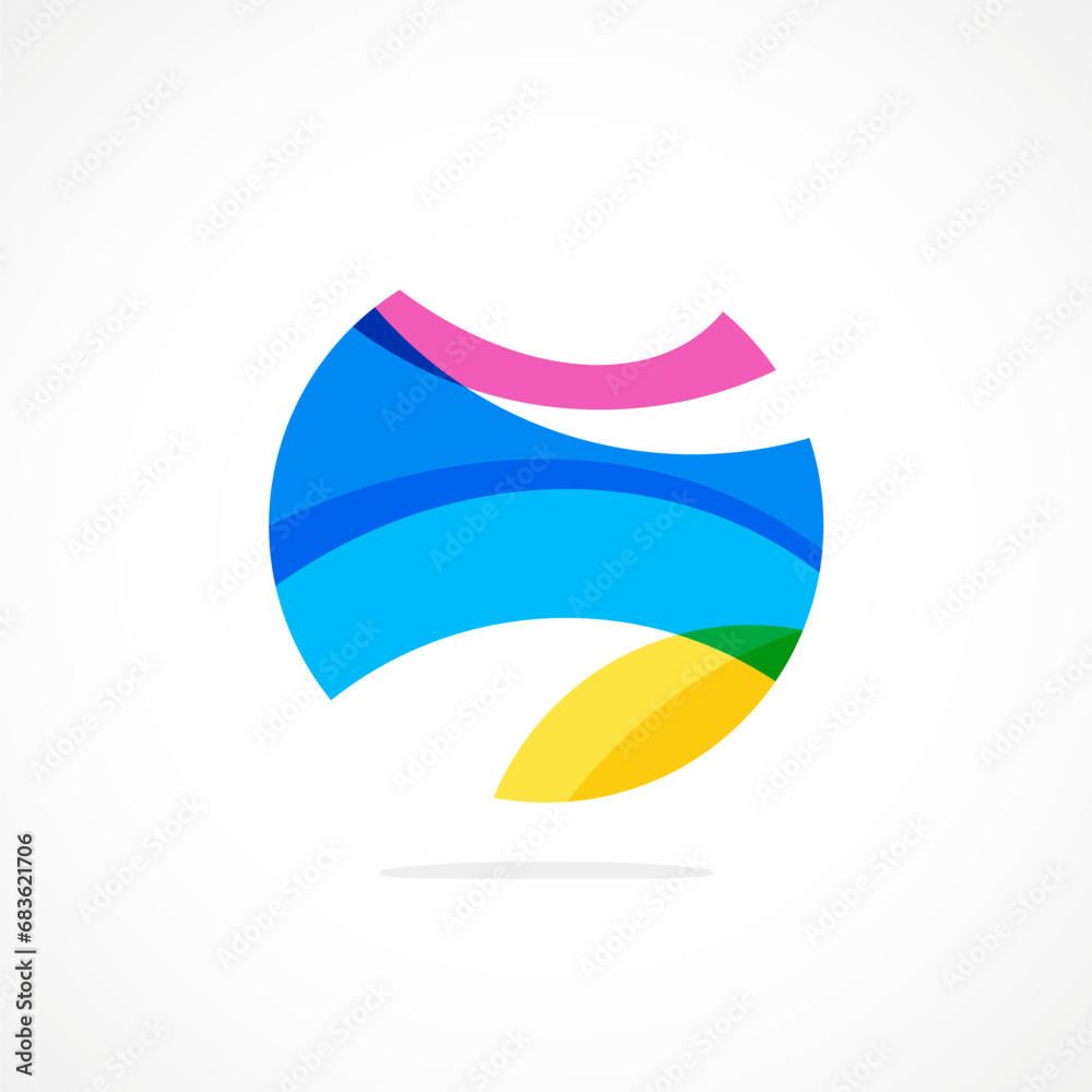 Abstract circle logo, dynamic aesthetic. Simplicity suggests connectivity, fluidity, and energy, making it a versatile choice for brands seeking a modern, visually engaging identity Abstract circle logo, dynamic aesthetic. Simplicity suggests connectivity, fluidity, and energy, making it a versatile choice for brands seeking a modern, visually engaging identity