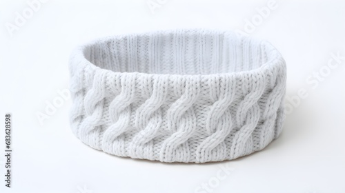 A Cable-knit headband