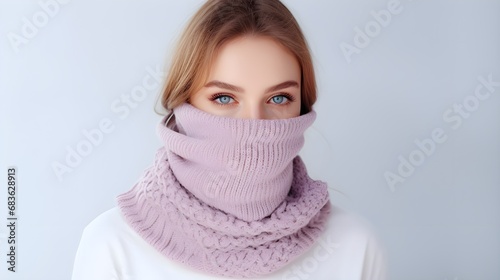 A Snood On pristine white background