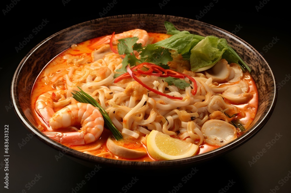 shrimp soup with noodles shrimp soup with noodles