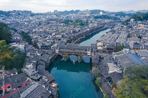 Beautiful scenery of Fenghuang ancient town
