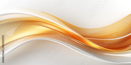 White and Golden Wave