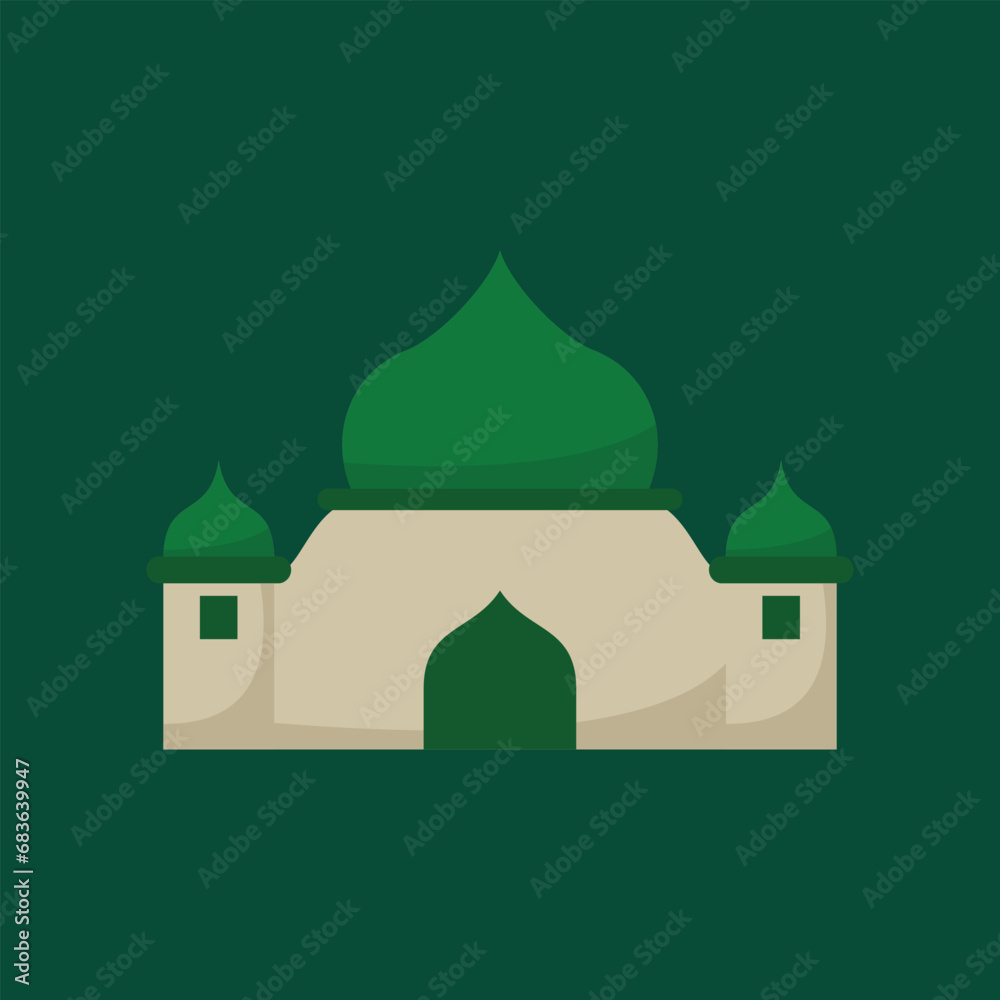 Mosque Islamic Element Vector Design