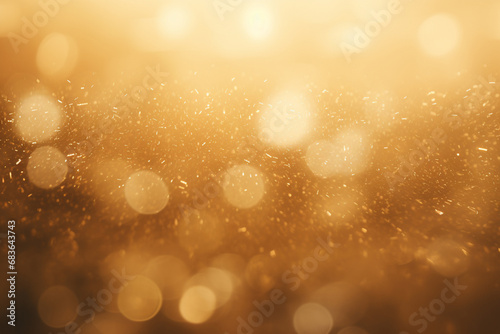 Wallpaper Mural golden bokeh background, delicately sprinkled with glitter, This image radiates sophistication, making it an ideal choice for glamorous events and refined designs. Generative AI. Torontodigital.ca