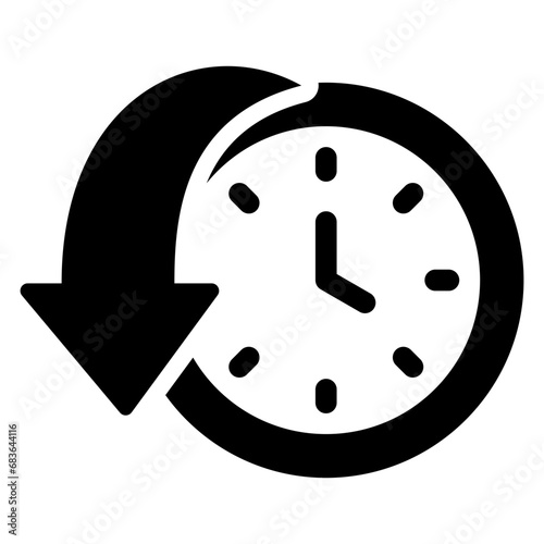 Server Downtime Glyph Icon