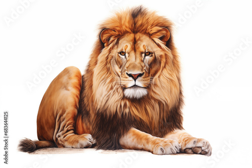 Illustration of the lion © Cool_Man