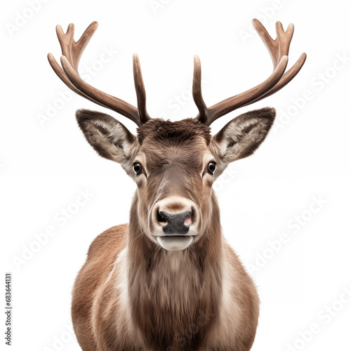 reindeer on a white background