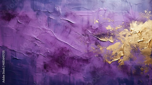 Uniform mulberry purple texture with a stroke of gold