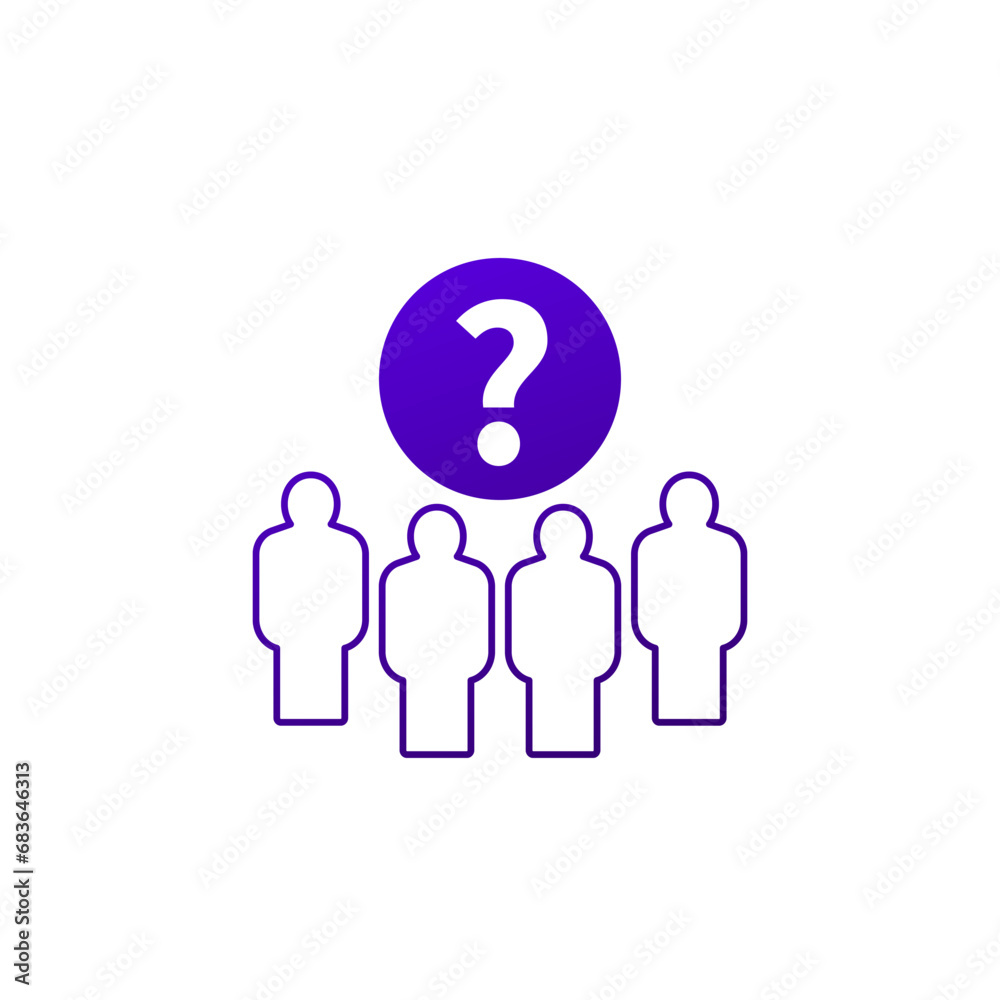 briefing or instructions icon with people briefing or instructions icon with people