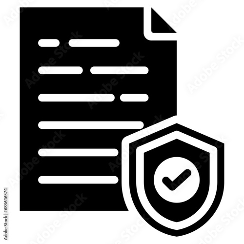 Authenticity Glyph Icon