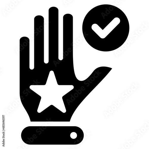Accountability Glyph Icon