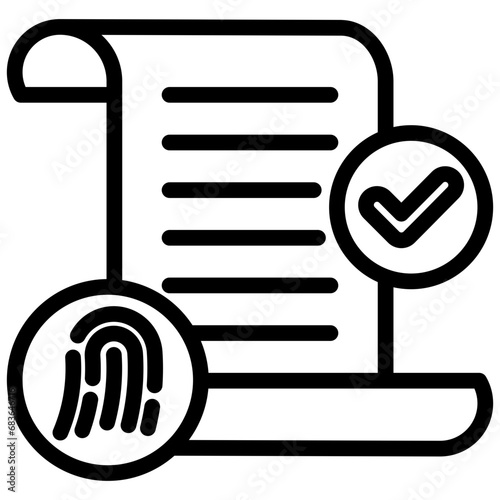 Corroborate Outline Icon