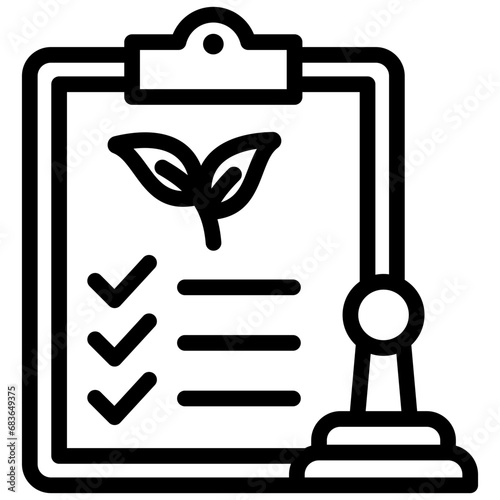 Regulatory Environment Outline Icon