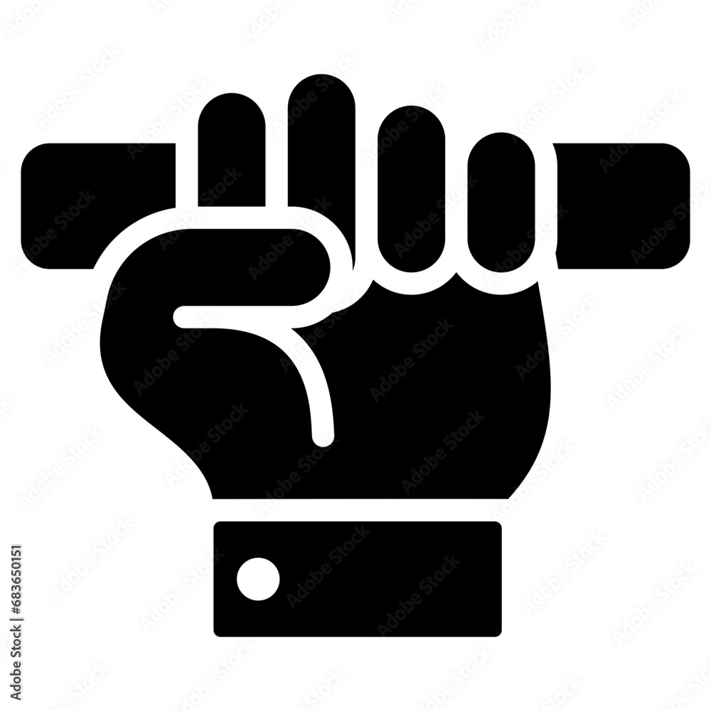 Grasp Glyph Icon Grasp Glyph Icon