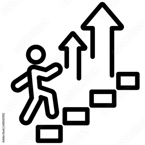 Never Give Up Outline Icon