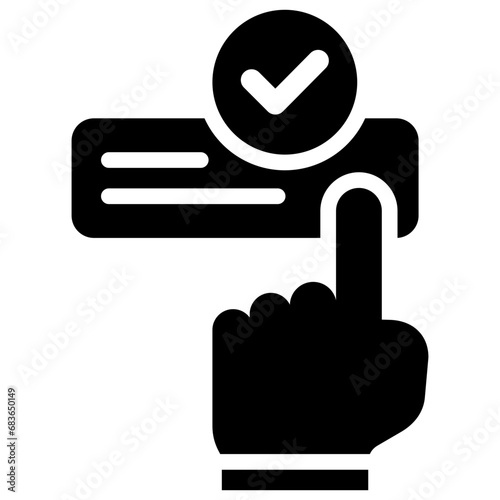 Apply Glyph Icon