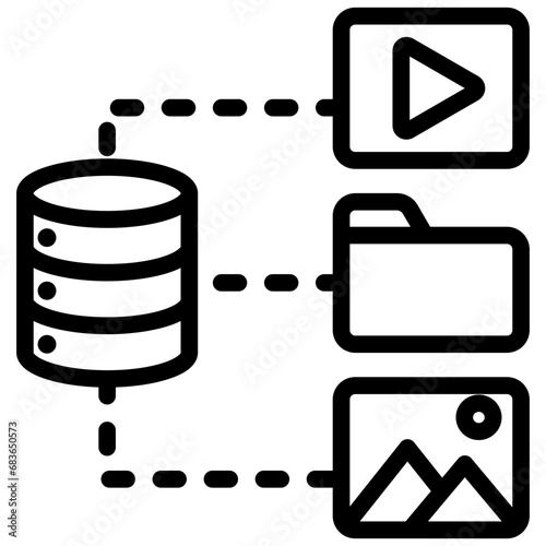 Content Repository Outline Icon