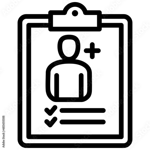 Course Enrollment Outline Icon