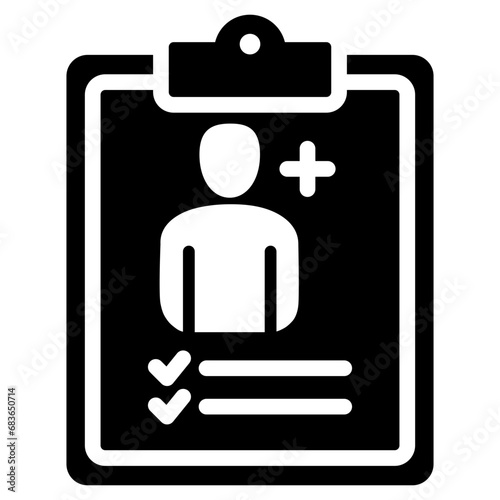 Course Enrollment Glyph Icon