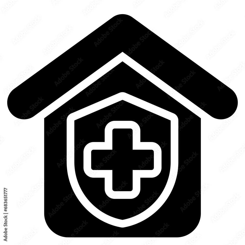 Shelter Glyph Icon