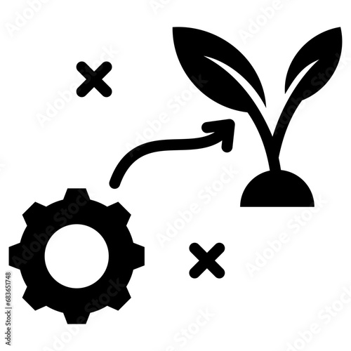 Conservation Strategy Glyph Icon