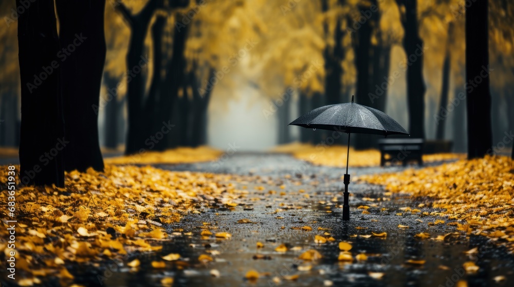 Woman Holding Umbrella While Rains, Wallpaper Pictures, Background Hd 