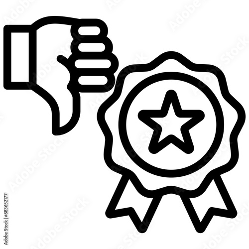 Reputation Damage Outline Icon