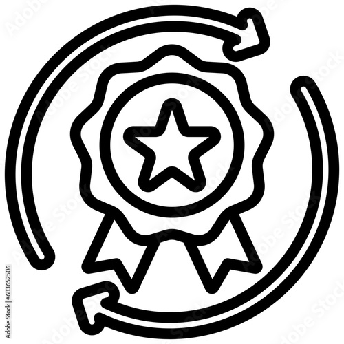 Brand Consistency Outline Icon