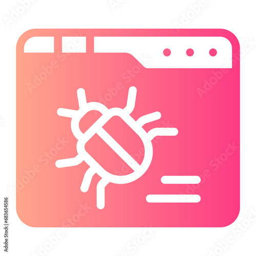 debug gradient icon