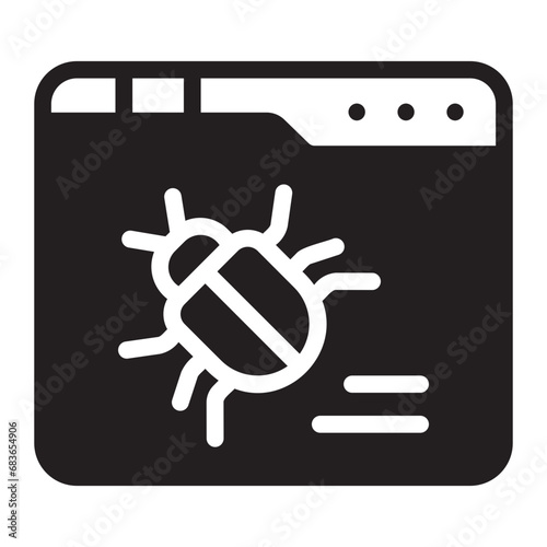 debug glyph icon