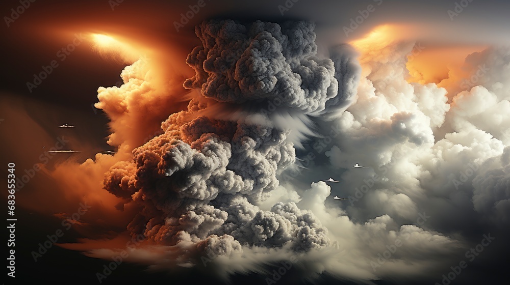 Dark Sky Heavy Clouds Converging Violent, Wallpaper Pictures, Background Hd 