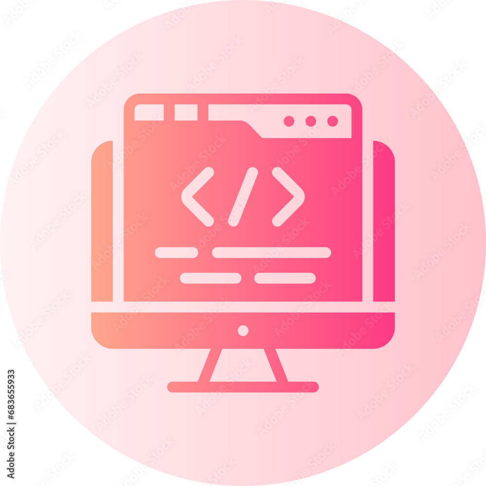 code gradient icon code gradient icon