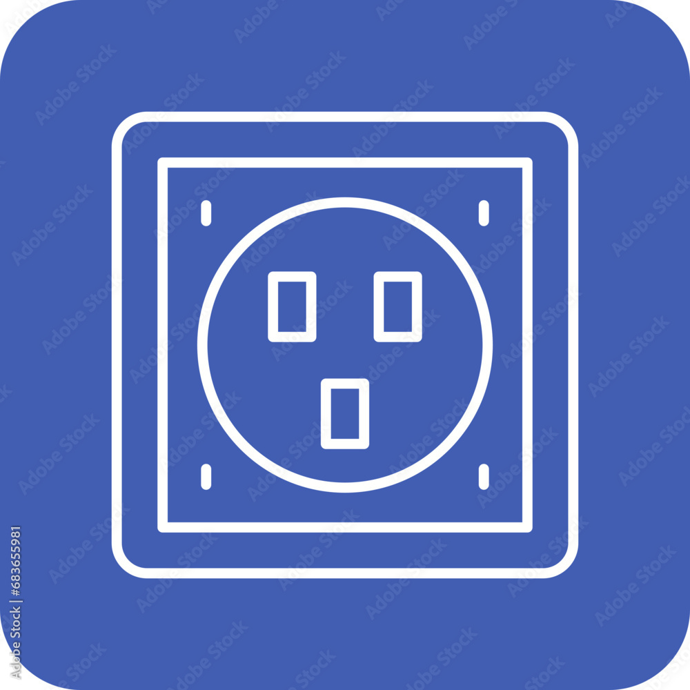 Power Socket Icon Power Socket Icon