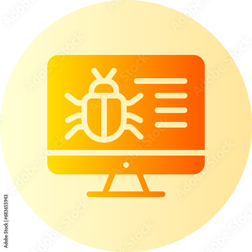 debug gradient icon