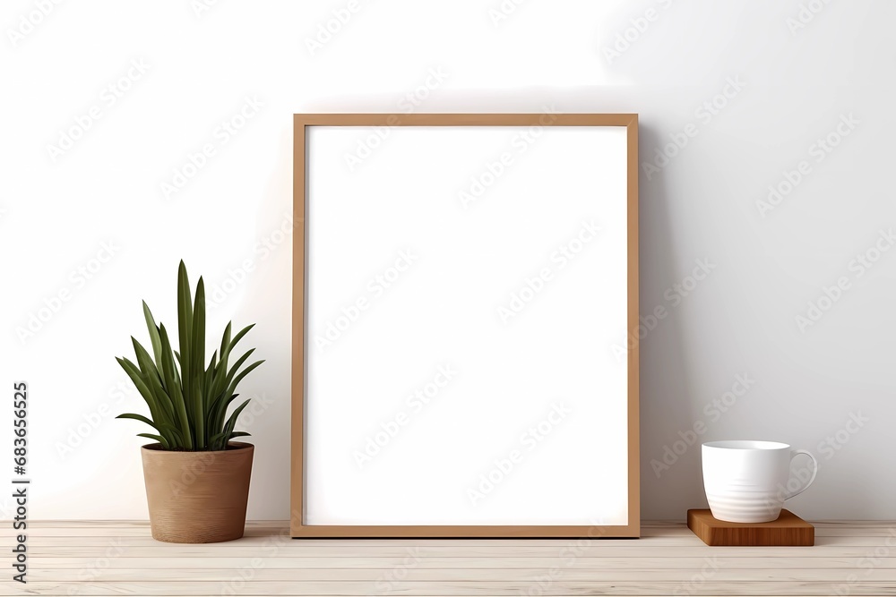 Modern home mockup interior background, 3d render Modern home mockup interior background, 3d render