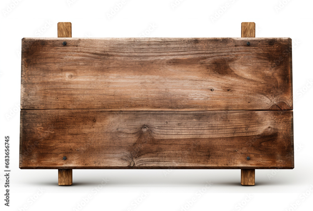 Blank empty wooden rustic sign board. Ai Generated Images Blank empty wooden rustic sign board. Ai Generated Images
