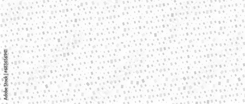 Vector Light silver rectangular glitter confetti background White festive texture.