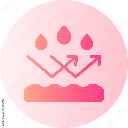 water resistant gradient icon