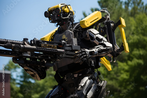 military humanoid combat robot concept