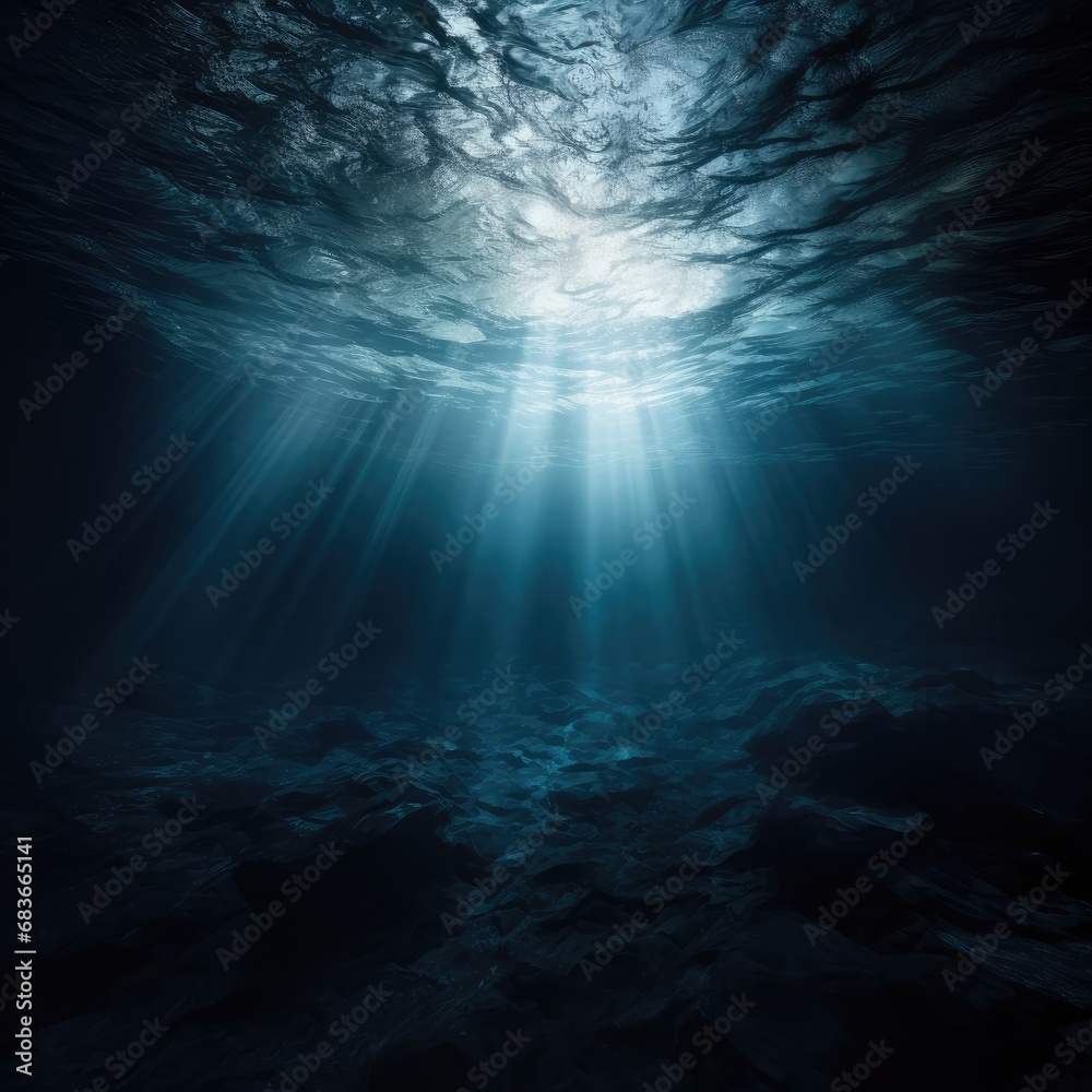 sun rays in the sea sun rays in the sea