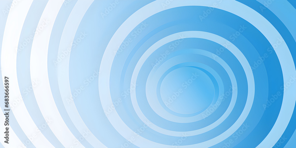 Abstract concentric circles white and blue background, geometric pattern of rings - Architectural, financial, corporate and business brochure template Abstract concentric circles white and blue background, geometric pattern of rings - Architectural, financial, corporate and business brochure template