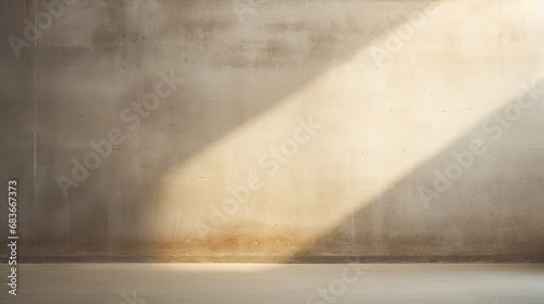 Abstract background cement divider shadow light concept