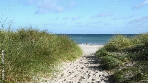 Strandzugang an der Ostseeküste